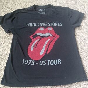 The Rolling Stones Black and Red Tour Tee